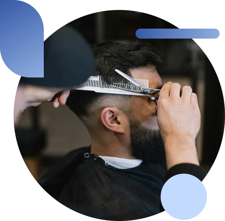Barbearia usando o sistema YouSofts